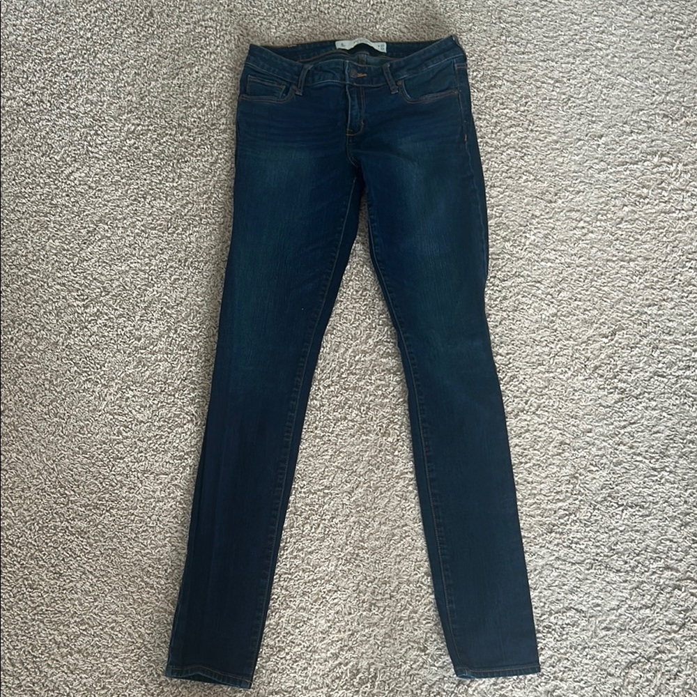 Abercrombie & Fitch Dark Wash Super Skinny